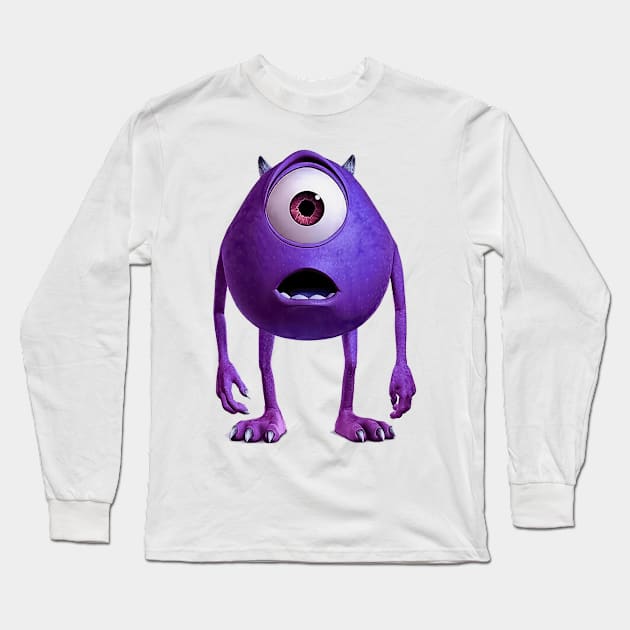 Monsters magenta Long Sleeve T-Shirt by Sharkawymedia